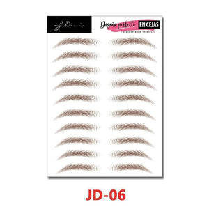 4D Waterproof Fake Eyebrow Tattoo Sticker