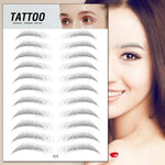 4D Waterproof Fake Eyebrow Tattoo Sticker